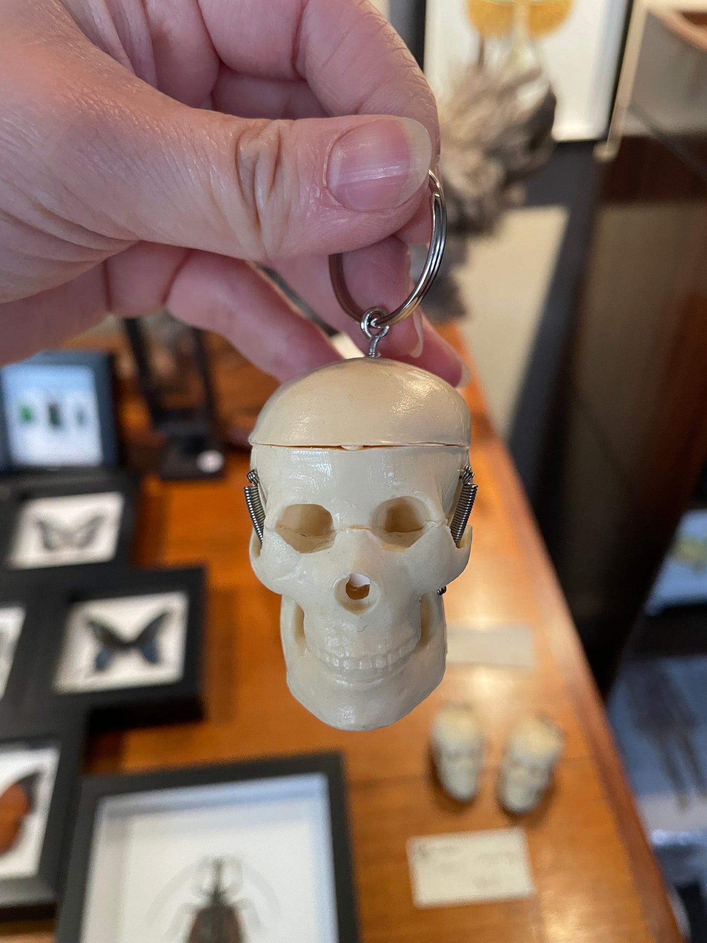 Skull keyring