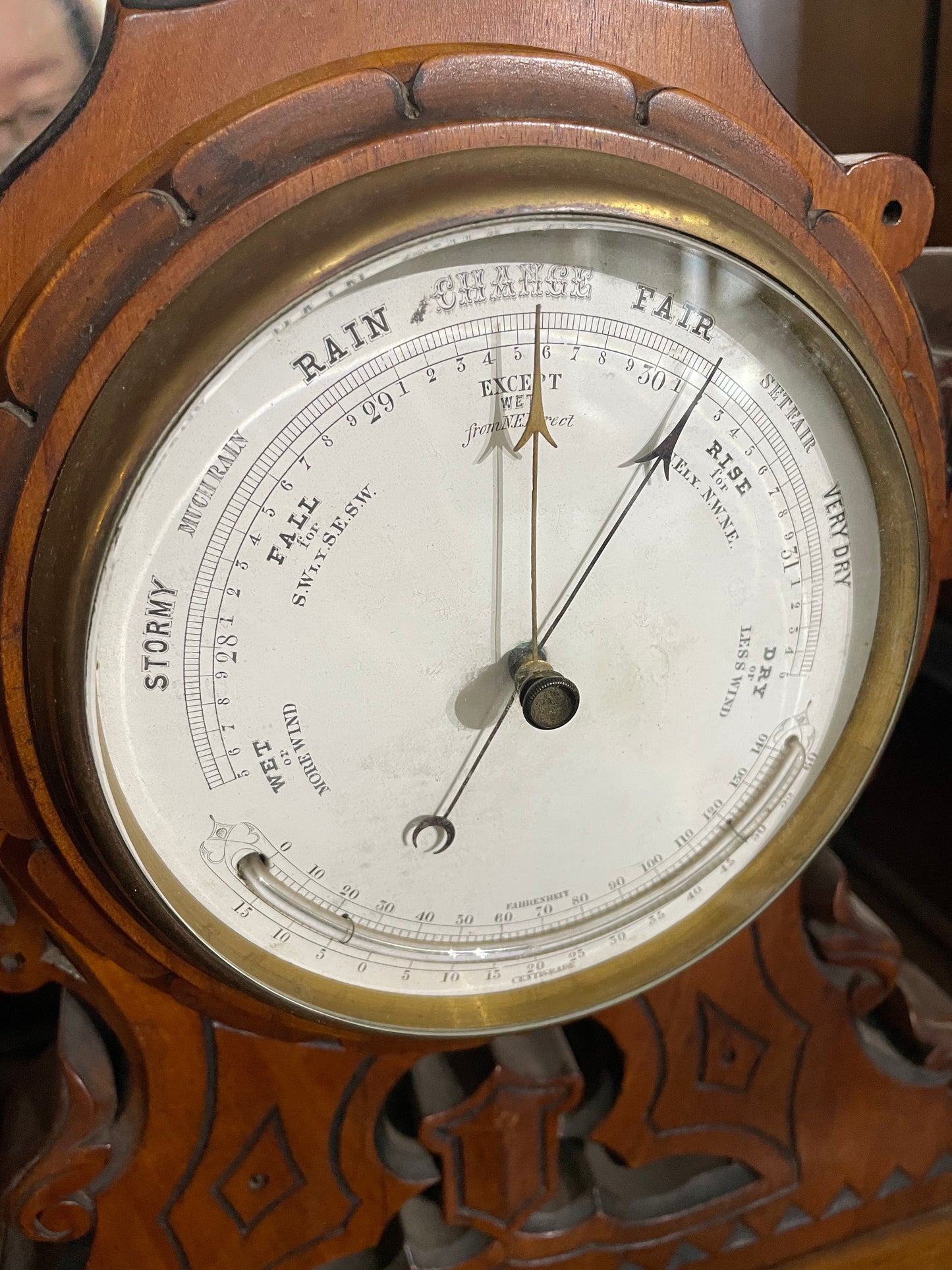 Antique Aneroid Barometer