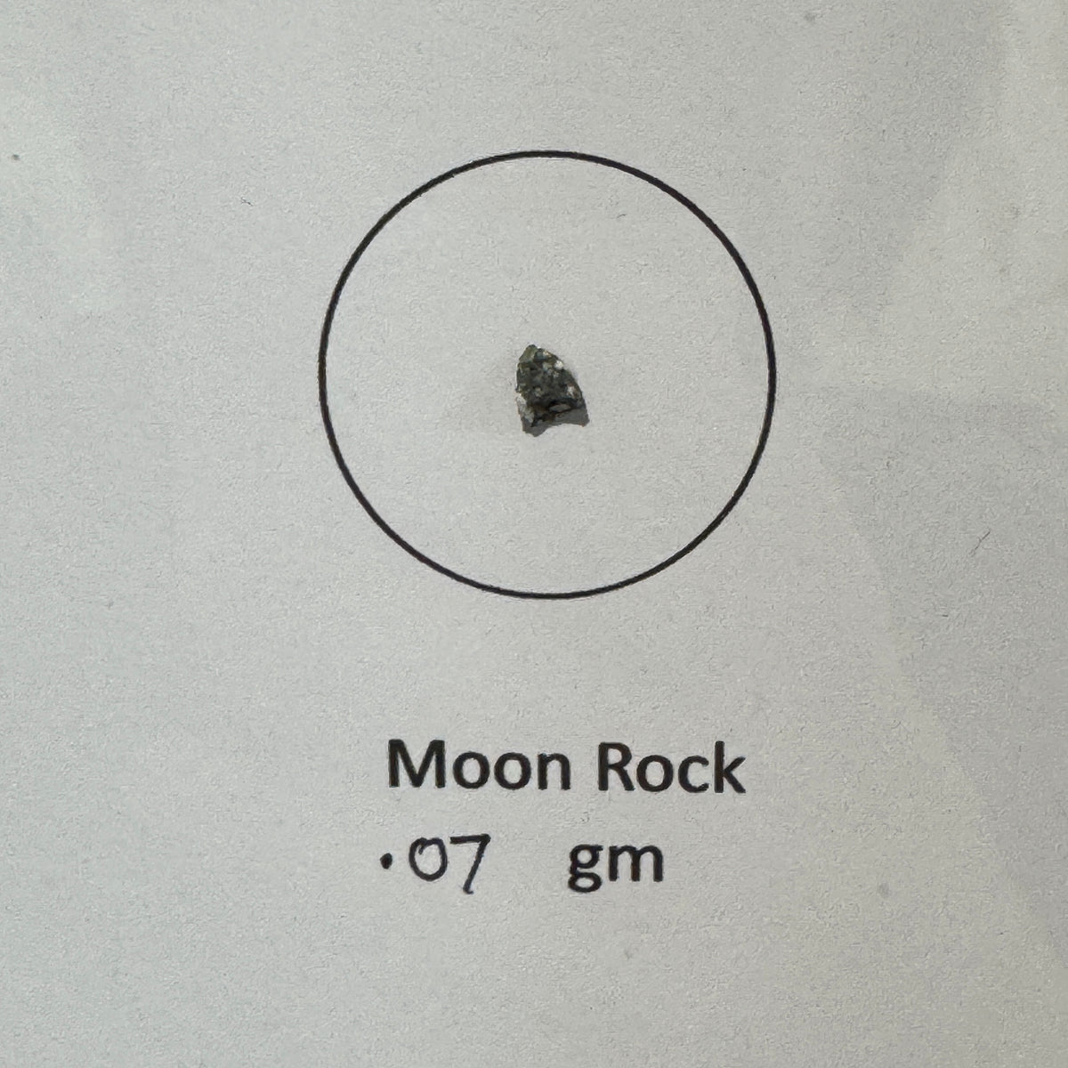 Moon rock